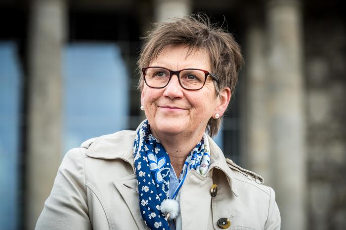 Dr. Claudia Lücking-Michel, Schirmfrau unserer Aktion am Reichstag